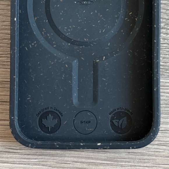 iPhone 14 Pro Case - Compostable Sustainable Black Wild Flowers Night Garden - Picture 5 of 8